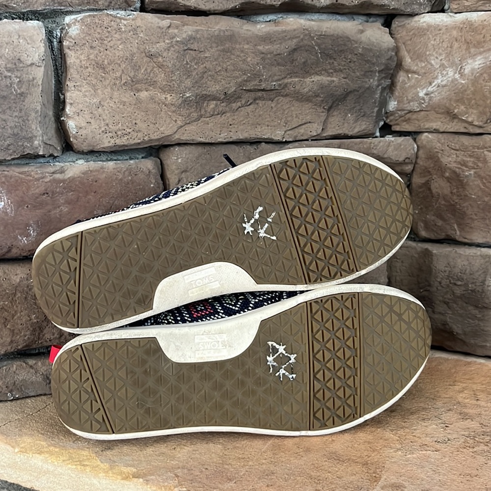 Toms Del Ray‎ Sneakers / Boho Aztec Print / SZ 8 - Picture 7 of 7